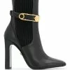 Versace Square toe high heeled boots 1 Versace square toe high-heeled boots