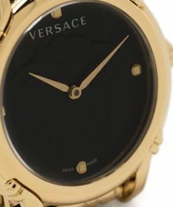 Versace Analogue Black Dial 34mm