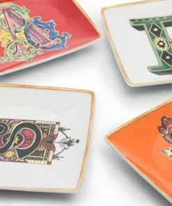 Versace alphabet seven-set plate