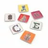 Versace alphabet seven-set plate