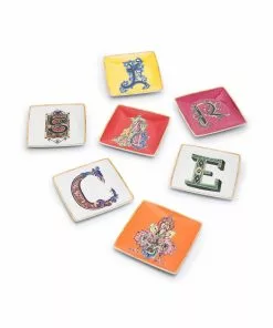 Versace alphabet seven-set plate