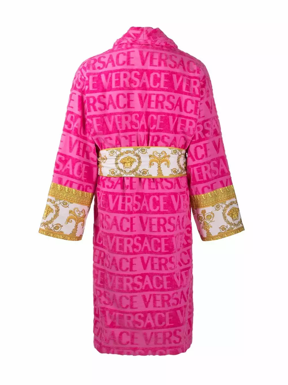 Versace Barocco panel logo devoré robe 4 Versace Barocco-panel logo devoré robe