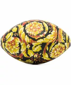 Versace Barocco print rugby ball