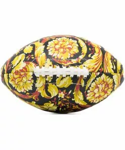 Versace Barocco print rugby ball