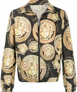 Versace Medusa Amplified-print lightweight jacket
