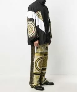 Versace Barocco Mosaic-print oversized jacket