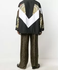 Versace Barocco Mosaic-print oversized jacket
