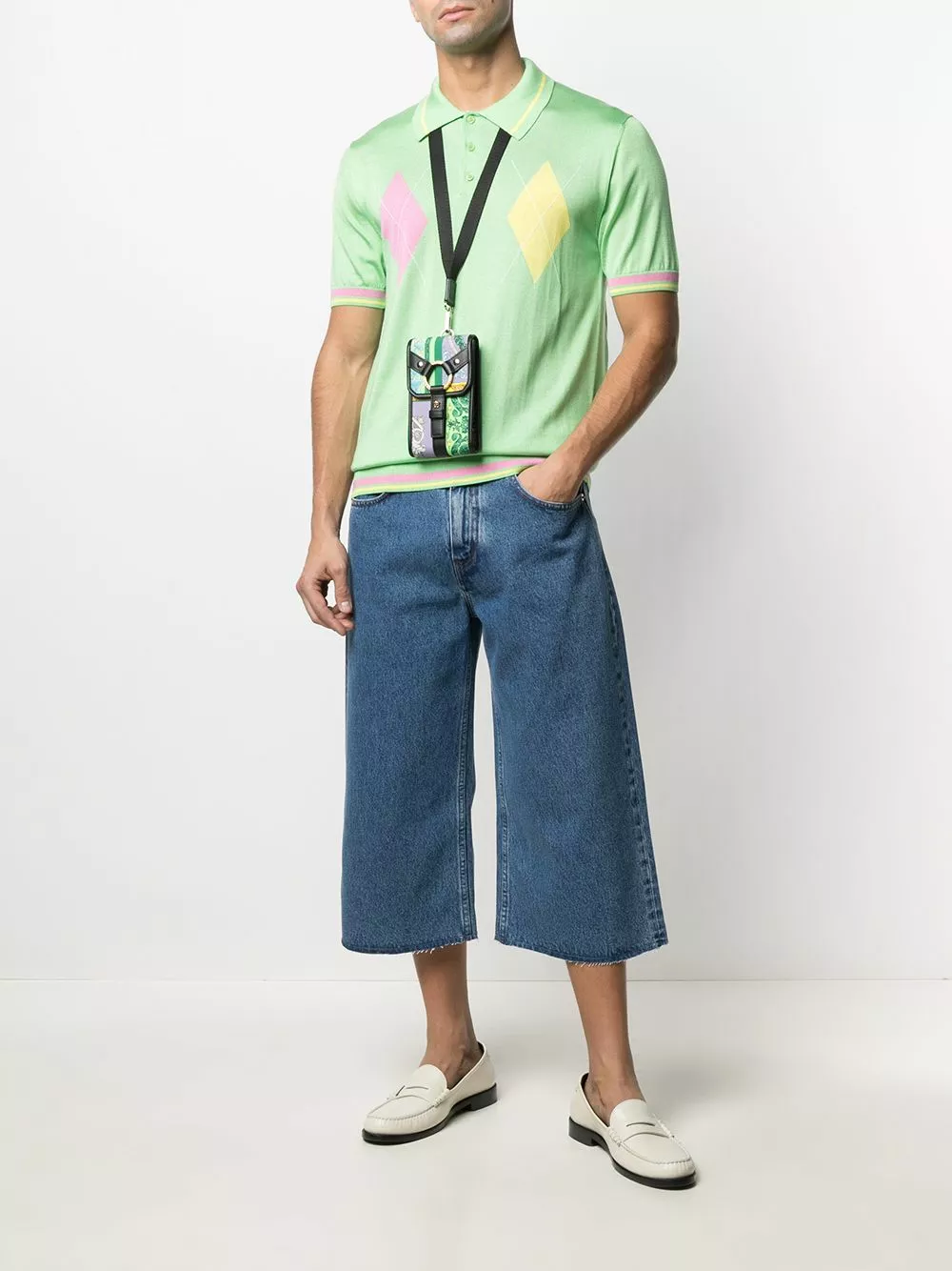 Versace Wide leg cropped jeans 4 Versace wide-leg cropped jeans