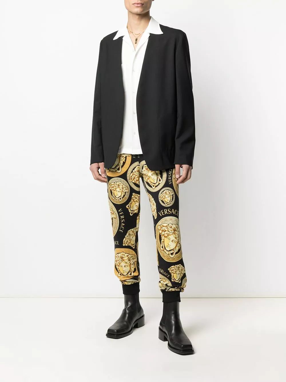 Versace Medusa logo print track pants 4 Versace Medusa logo-print track pants
