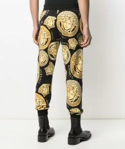 Versace Medusa logo print track pants 12 Versace Medusa logo-print track pants