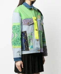 Versace patchwork denim jacket