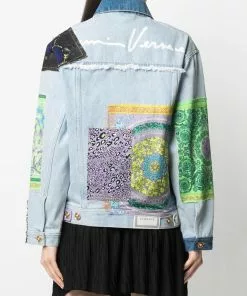 Versace patchwork denim jacket