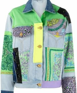 Versace patchwork denim jacket