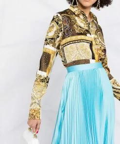 Versace printed silk shirt