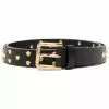 Versace Medusa stud leather belt