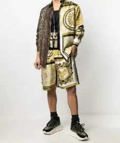 Versace baroque pattern pouch