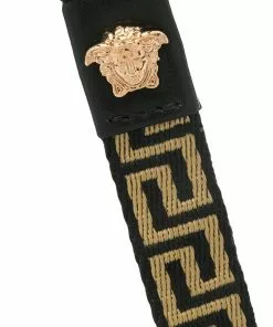 Versace Greca logo keyring