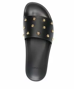 Versace Medusa Head embellished slides 9 Versace Medusa Head embellished slides