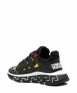 Versace Trigreca baroque-print sneakers