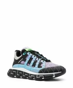 Versace Trigreca panelled sneakers