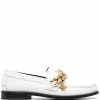 Versace chain-link detail loafers