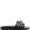 Versace Medusa chain leather slides
