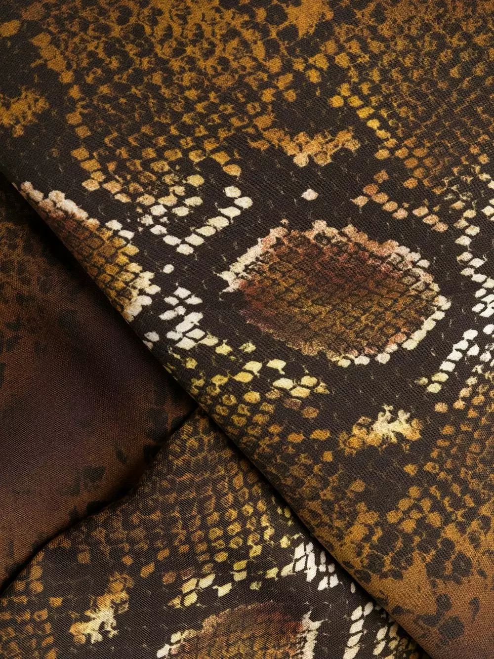 Versace Python print ring embellished trousers 10 Versace python print ring-embellished trousers