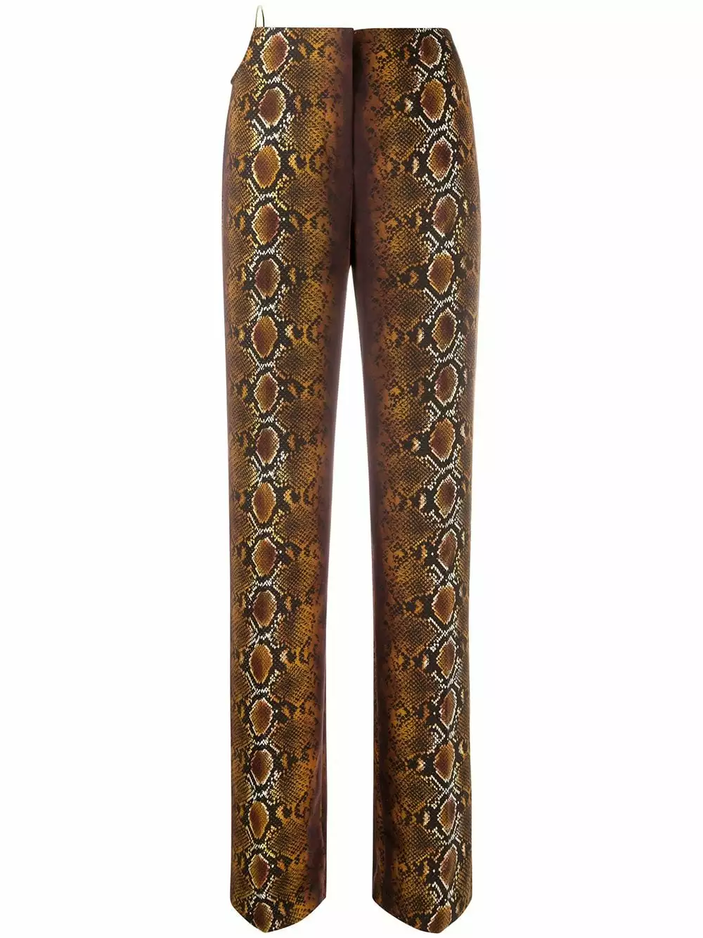 Versace Python print ring embellished trousers 3 Versace python print ring-embellished trousers