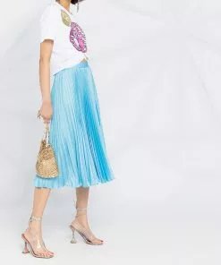 Versace Pleated mid length skirt 13 Versace pleated mid-length skirt