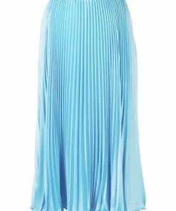 Versace pleated mid-length skirt