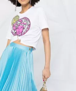 Versace Pleated mid length skirt 12 Versace pleated mid-length skirt