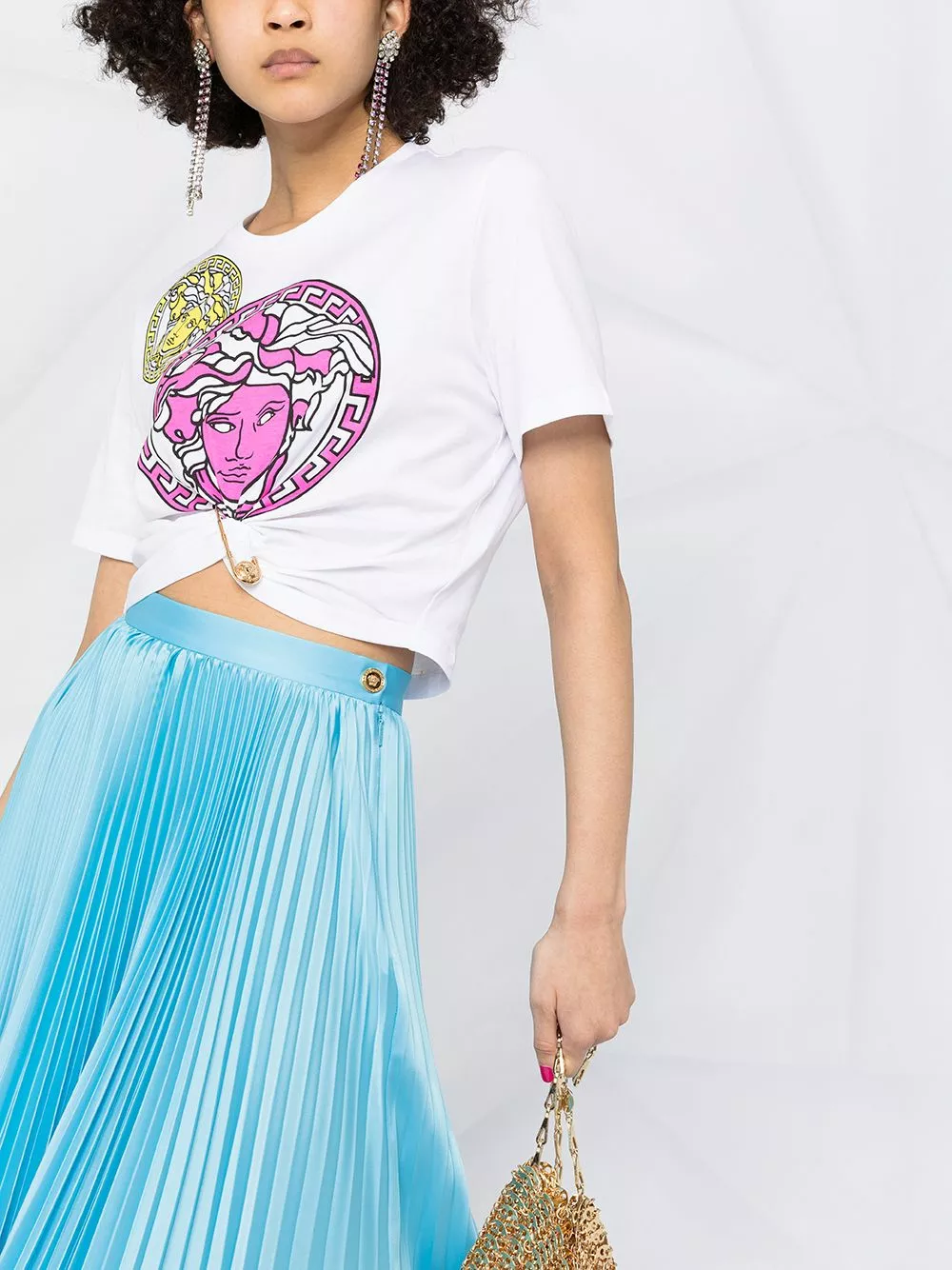 Versace Pleated mid length skirt 7 Versace pleated mid-length skirt