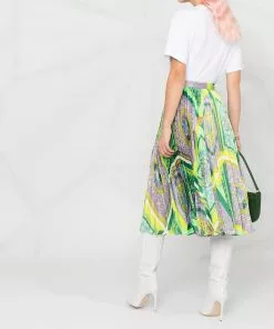 Versace Barocco Mosaic print midi skirt 11 Versace Barocco Mosaic print midi skirt