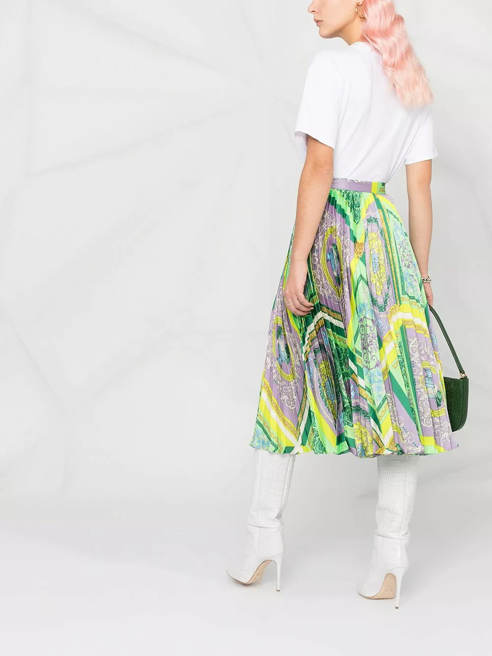 Versace Barocco Mosaic print midi skirt 6 Versace Barocco Mosaic print midi skirt
