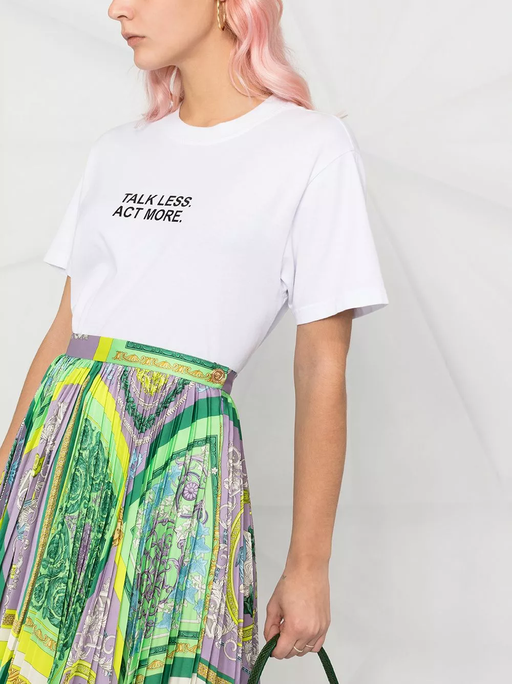 Versace Barocco Mosaic print midi skirt 5 Versace Barocco Mosaic print midi skirt