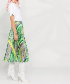 Versace Barocco Mosaic print midi skirt 13 Versace Barocco Mosaic print midi skirt