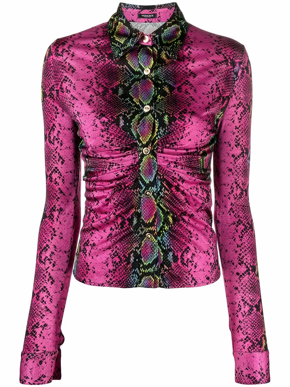 Versace Python print shirt 3 Versace python-print shirt