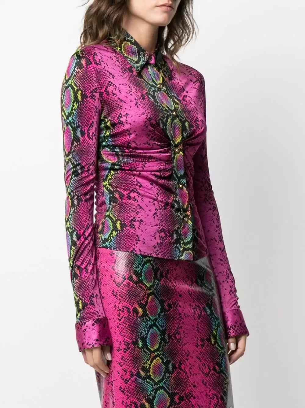 Versace Python print shirt 5 Versace python-print shirt