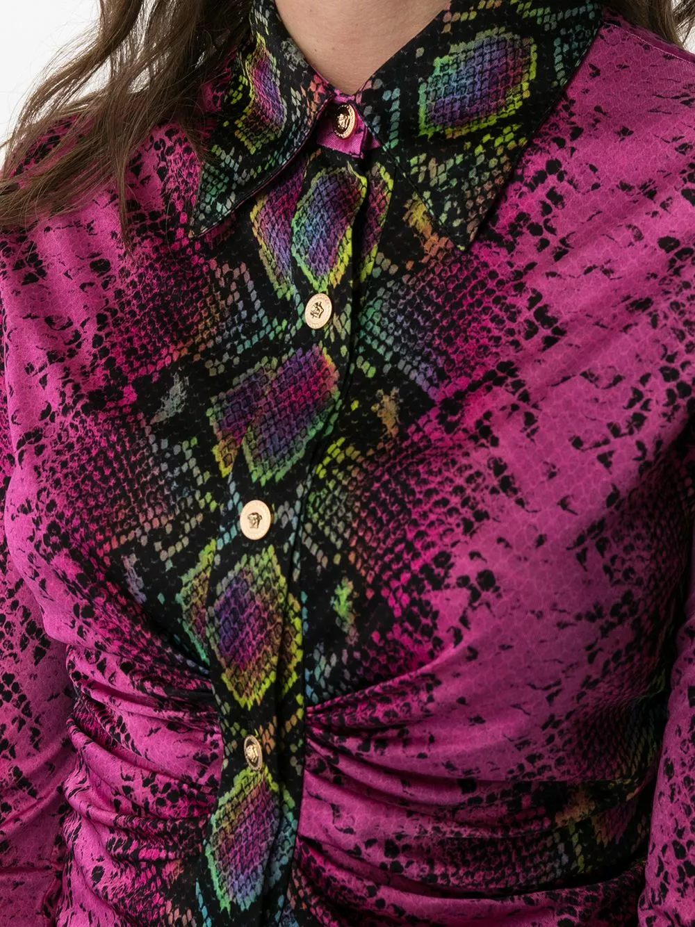 Versace Python print shirt 7 Versace python-print shirt