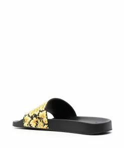 Versace Barocco-print slides
