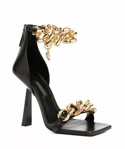 Versace chain-embellished Medusa sandals