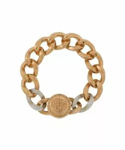 Versace chain-link Medusa detail bracelet