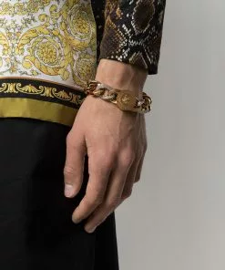Versace chain-link Medusa detail bracelet