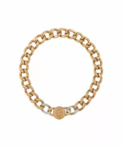 Versace Medusa chunky chain necklace