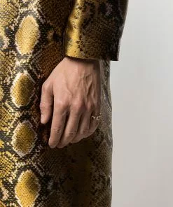 Versace Medusa chain ring