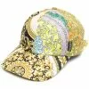 Versace Barocco Mosaic print silk cap 2 Versace Barocco Mosaic-print silk cap