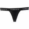 Versace logo waistband thong