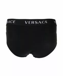 Versace logo trim briefs