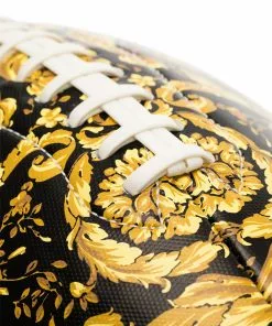 Versace Barocco-print rugby ball