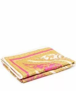 Versace Barocco Medusa throw blanket